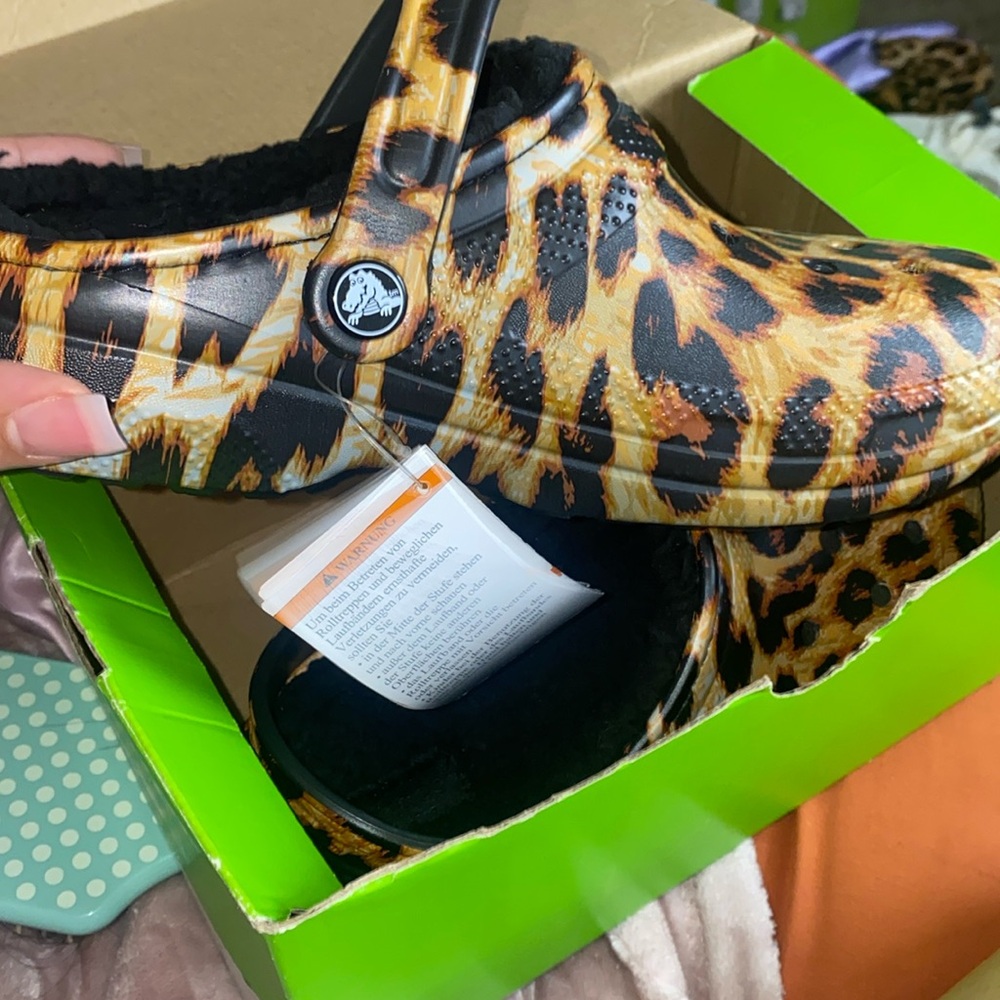 Brand new fleece lined crocs